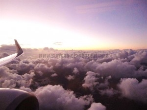 Flying over Morocco