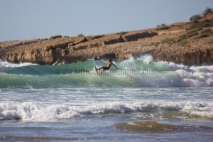Adam doing crazy moves at Camel Beach