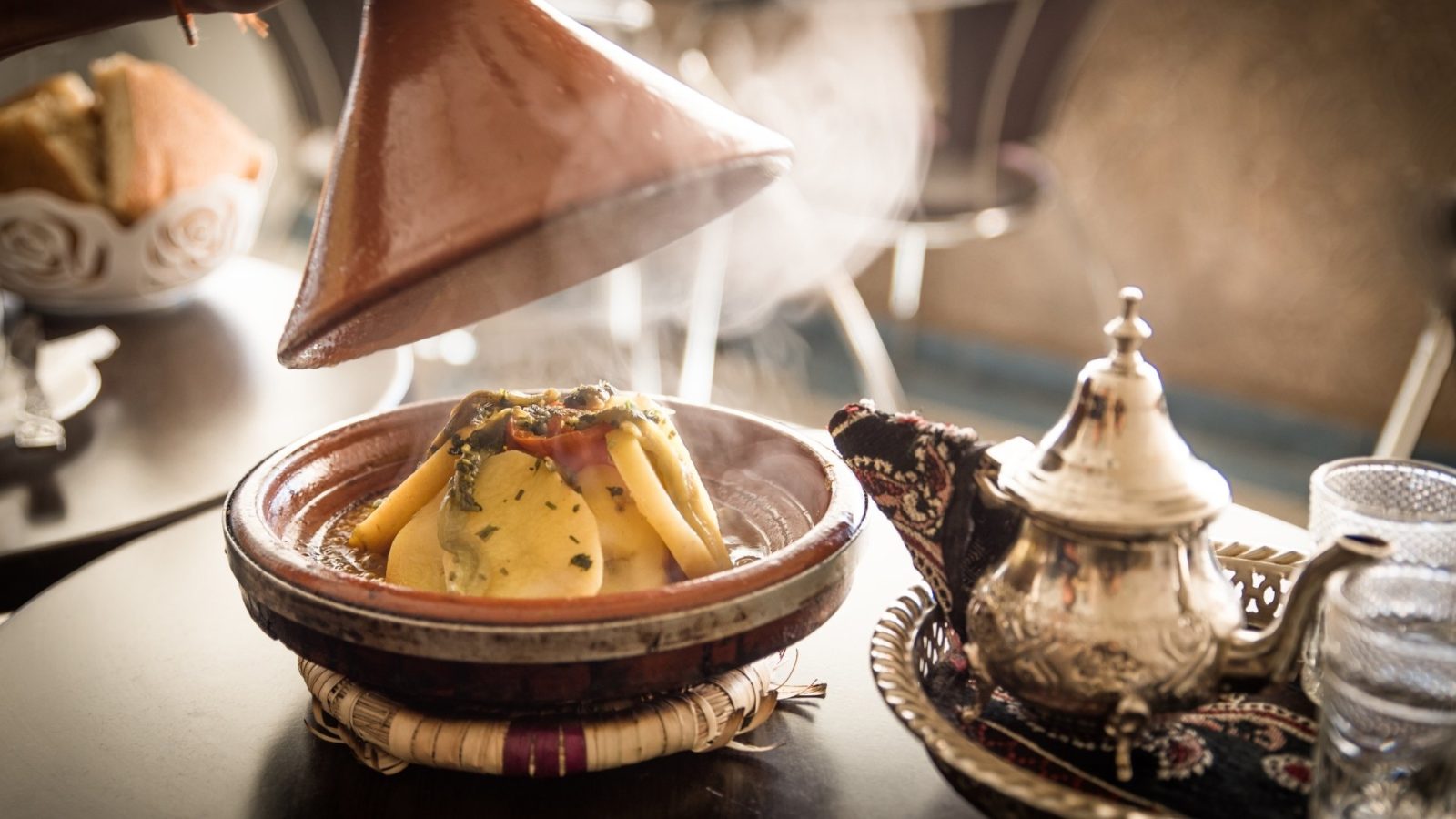 Tagine and mint tea taghazout morocco
