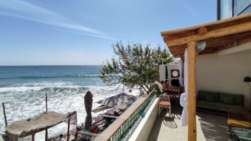 Balcony shared office coworking space Agadir Taghazout