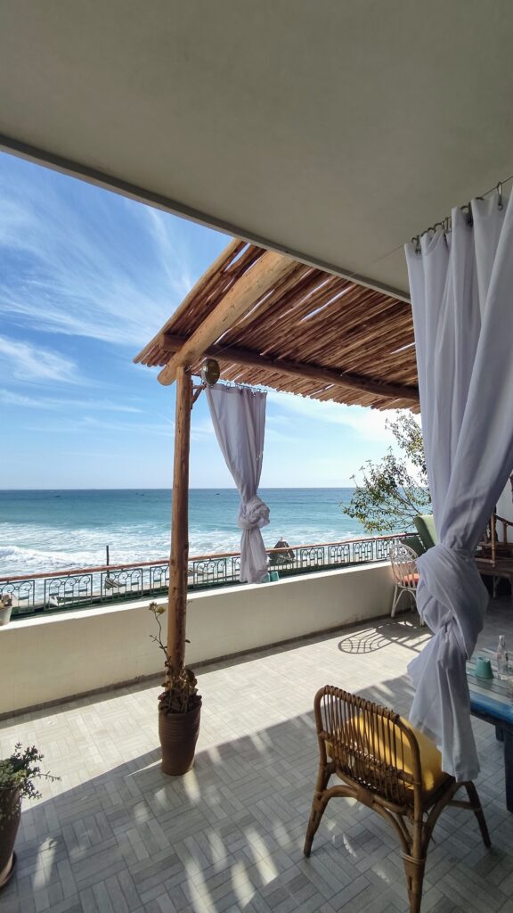 First level balcony shared office coworking space in Taghazout First level balcony shared office coworking space in Taghazout