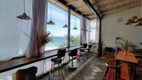 Seats ocean view coworking spot taghazout Agadir