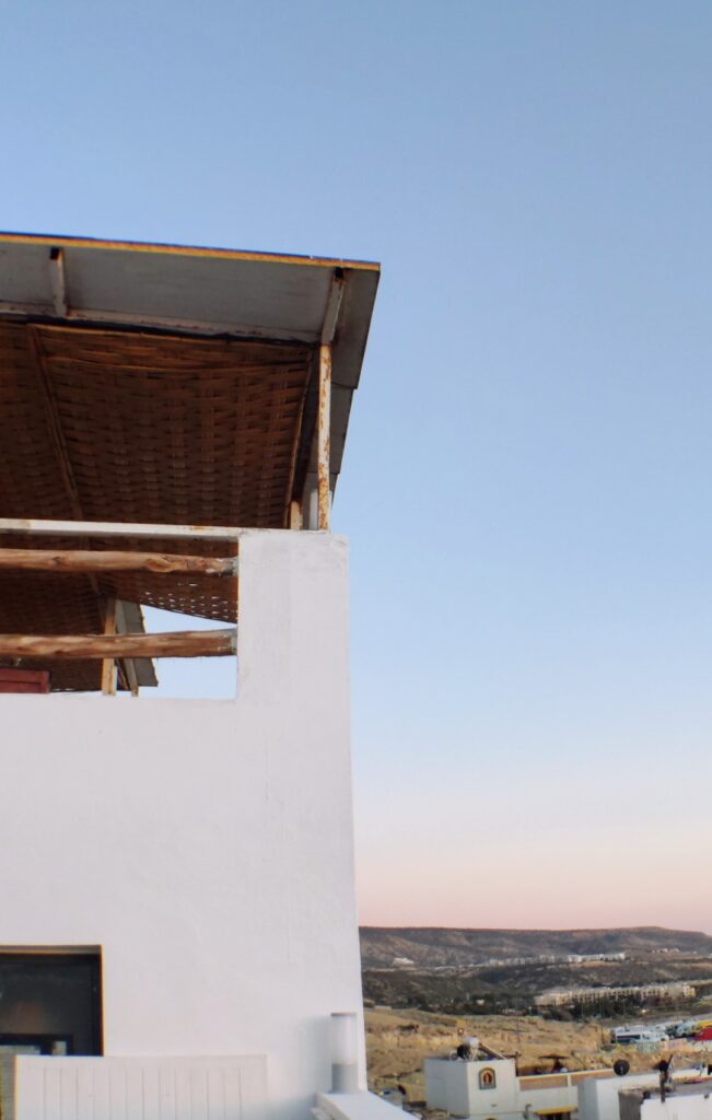 Sunset view from the rooftop terrace - portrait 5